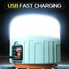 450Watts Solar LED Camping Light Portable USB Night Light Rechargeable Bulb For BBQ Hiking  Emergency Lights Outdoor Tent Lamp
