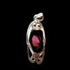 Natural Pink Bi-Color Tourmaline Gemstone 925 Sterling Silver Rare Pendant, Gift