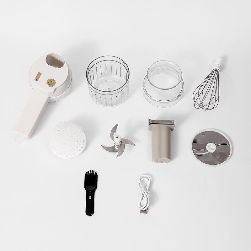 Electric Multi-Function Vegetable Cutter & Garlic Pounder