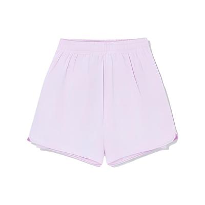 Training Series Solid Color Breathable Five-Point Fitness Shorts Women Shorts Purple 962337503-1