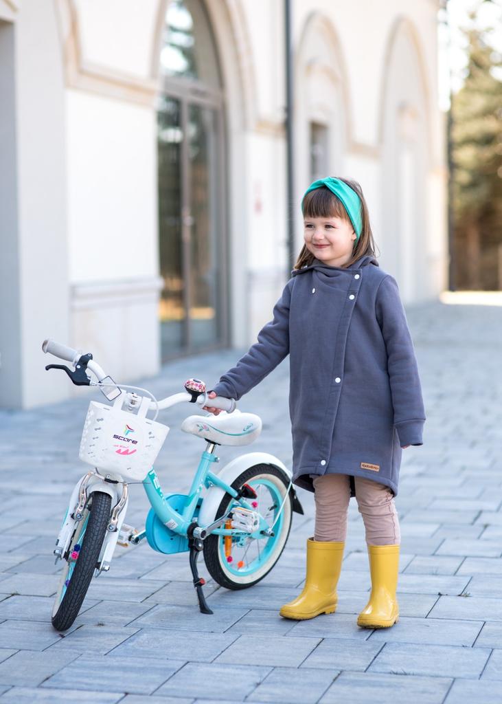 OPASKA NA GŁOWĘ DZIECIĘCA NIEMOWLĘCA KOLOROWA BAWEŁNIANA Neozieleń 34-40 cm