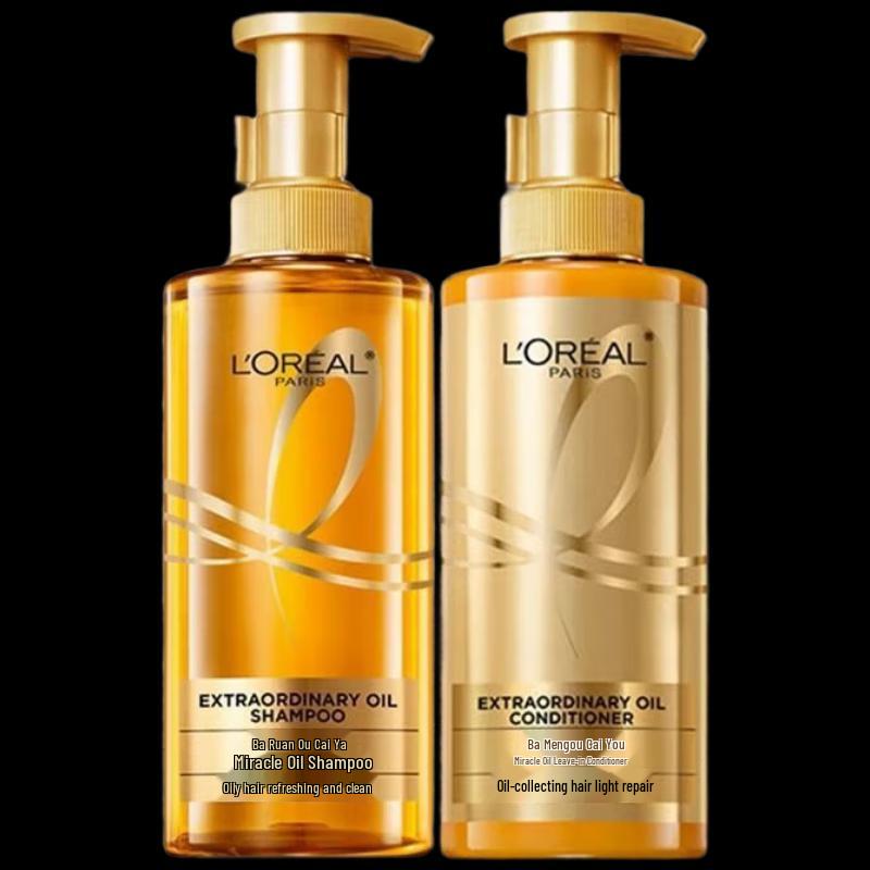 

L Oreal Elvive Extraordinary Oil Shampoo & Conditioner Set