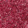 4mm Transparent Dyed Core Glass Seed Beads for DIY Bracelets, 450g Bag