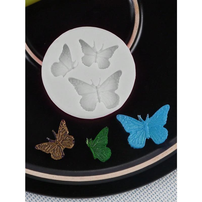 Butterfly Themed Silicone Molds, Suitable For Cakes, Chocolates And Candies - Non-Stick, Flexible Design, Ideal