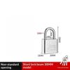 1 Pcs High Security Stainless Steel Keyed Alike Padlocks Cut Resistant Shackle For Gates Lockers Warehouse