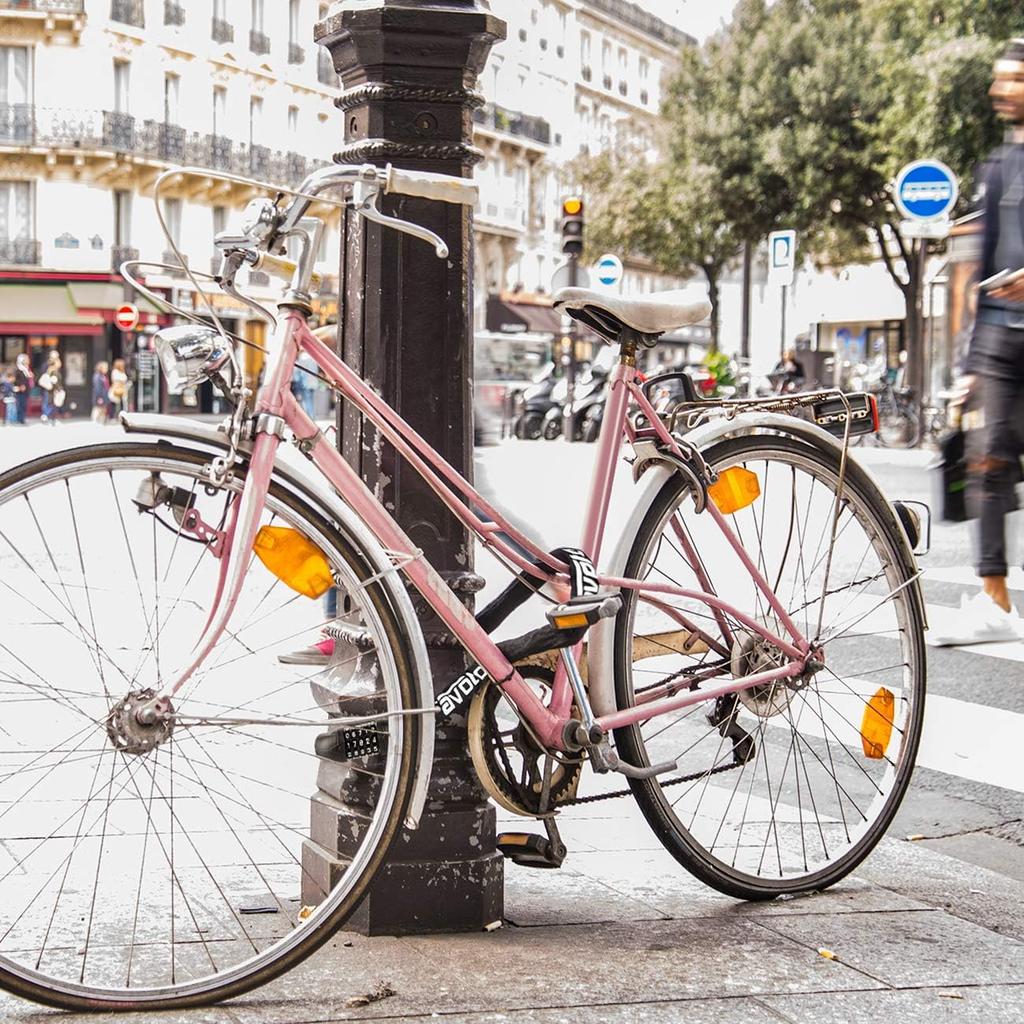 Favoto Bicycle Lock 8mm Thick Chain Chain Lock Dial Lock Dial No Key Required Changeable PIN Code Construction Lightweight 650g Durable ABS Resin