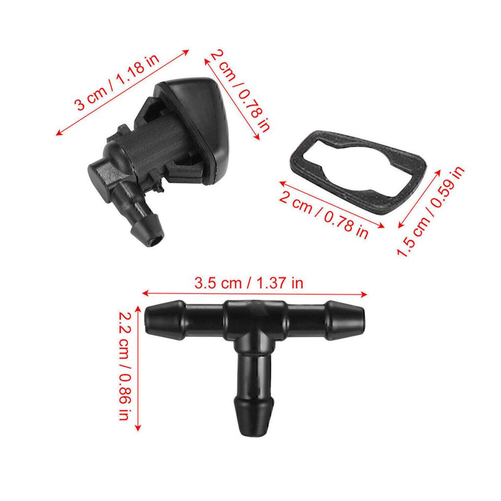 Plastic Fit For Grand Cherokee 11-17 Nozzle Hose Connector Nozzle Hose 55372143 Durable