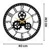 Metal Analog Wall Clock for Living Room,Office,Home and Hall | Antique Fancy Big Size Modern Wall Watch for Home Decor (40CM)