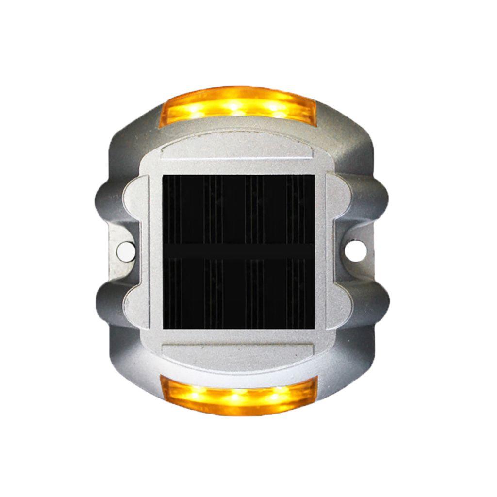 6 LED Resist Compression Waterproof Road Stud Marker Road Stud Light Outdoor Lighting Solar Lamp