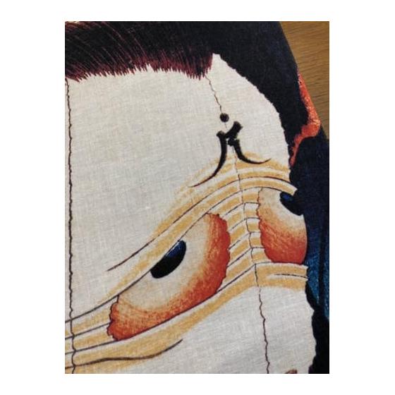 Ukiyo-e Tenugui Towel - "Hyakumonogatari" (One Hundred Tales) - Oiwa - Hokusai - 100% Cotton - Made in Japan - Tokka Fabric - Gentle on Skin -