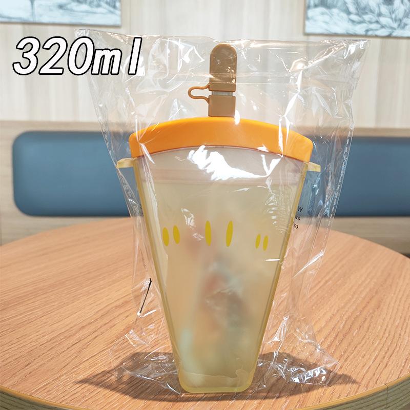 1pcs Watermelon Water Bottle Portable with Adjustable Strap Straw Cup Fashion Design ABS Material Leak Proof for Outdoor Sports