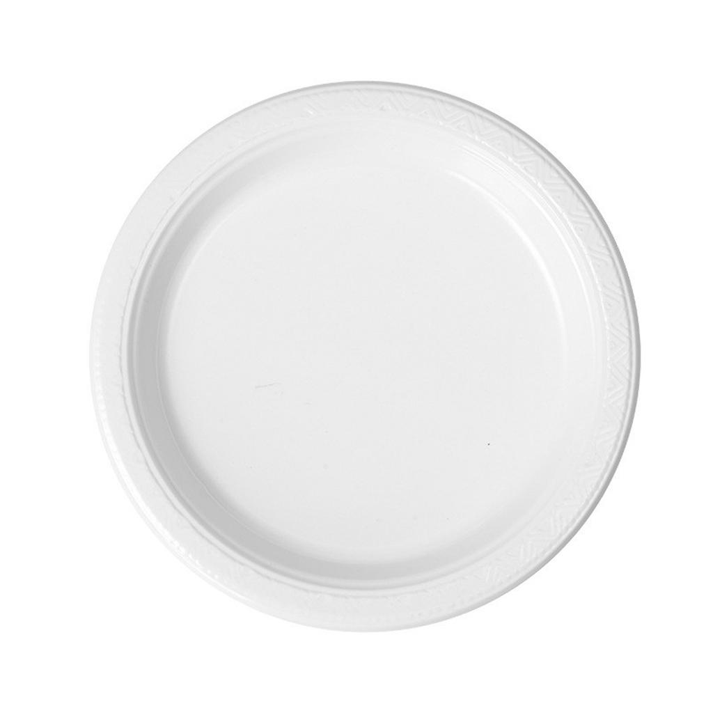 Set Farfurii de Cină Culoare Macaron Culoare Solidă 9 inci Farfurie de Hârtie Consumabile Decorare Petrecere de Ziua Copilului