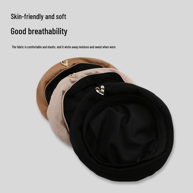 Women's Retro Japanese Cartoon Bear Wool Beret Hat