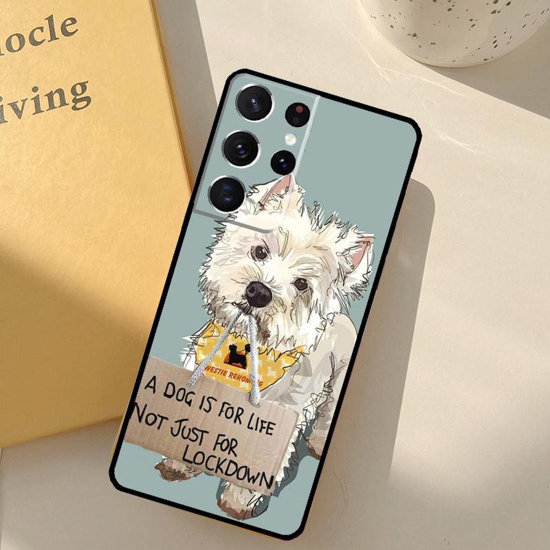 Shih Tzu Dog Phone Case For Samsung Galaxy S25 S20 S21 S22 S23 S24 Ultra S9 S10 Plus S25 FE Cover Shell