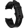 Lederarmband für Samsung Galaxy Watch 4/5/6/7/FE 40/42/43/44/45/46/47mm, Schwarz