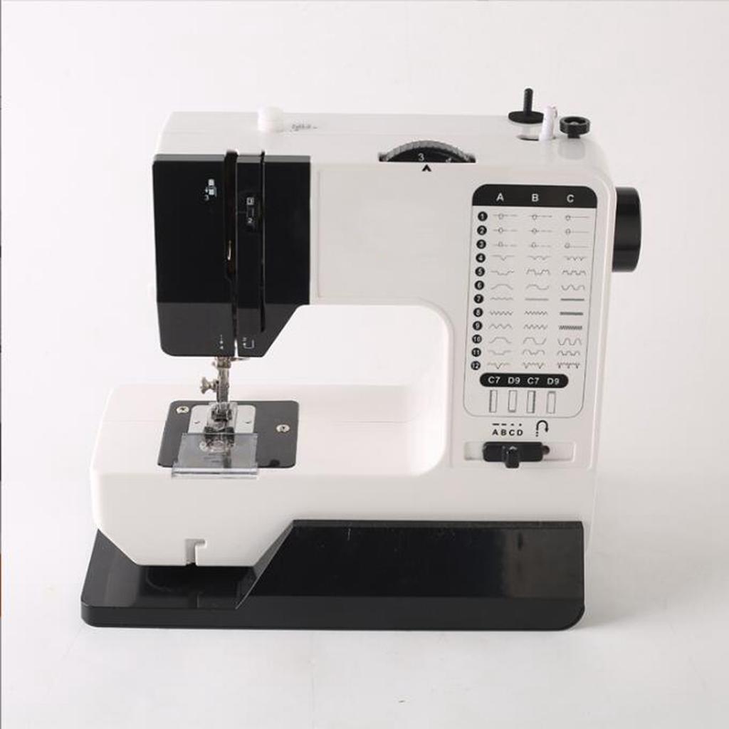 Portable Sewing Machine with Extension Table Built-in 38 Stitches Electric Sewing Machine Dual Speed   Supports Reverse SewingCelsiusAuto Thr