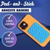 6 Random Colors Multi-Functional Silicone Suction Cup Pad for Various Cell Phones - Non-Slip Square Pad with 24 Suction Cups