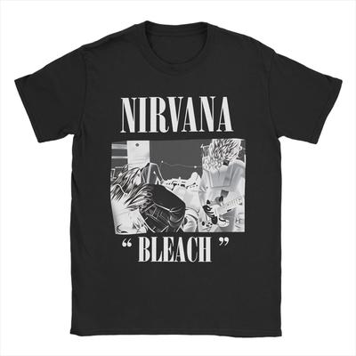 Nirvana Angel Band Men T Shirt  Fun Tee Shirt Short Sleeve Round Neck TShirt Cotton Party Clothes