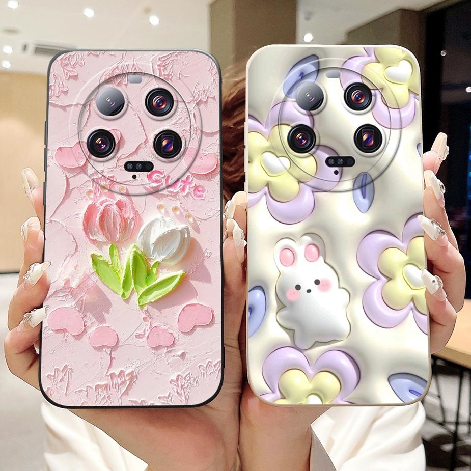 Per Custodia Xiaomi 13 Ultra Mi 14 Ultra Cover Cartone Animato Carina Custodia Telefono Antiurto Per Xiaomi 14 Ultra Mi 13Ultra 14Ultra Morbide Fundas