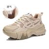 Suction Film Sole Leather Dad Shoes Women's 2025 Spring New Women's Shoes Children's Versatile Platform Running Sneakers Women