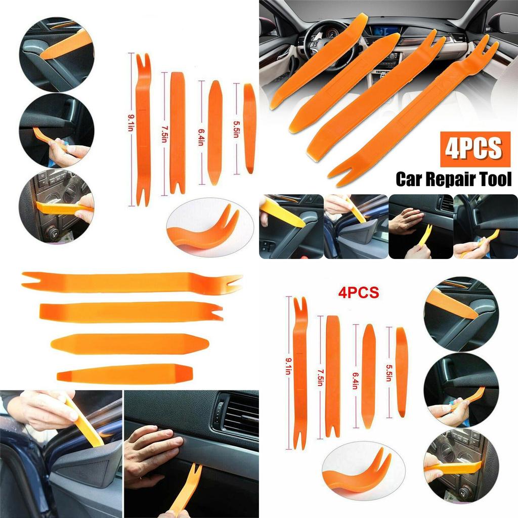 Essential 4pcs Car Trim Removal Tool Kit For Safe And Easy Panel Removal