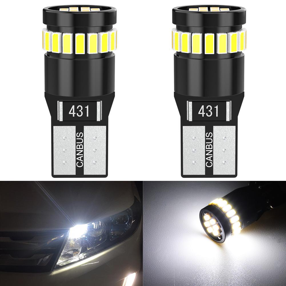 2x Canbus T10 W5W Led Bulbs Parking Clearance Lights White For Citroen C5 C3 C4 Picasso Xsara Berlingo Saxo C2 C1 C4L DS3 Xantia