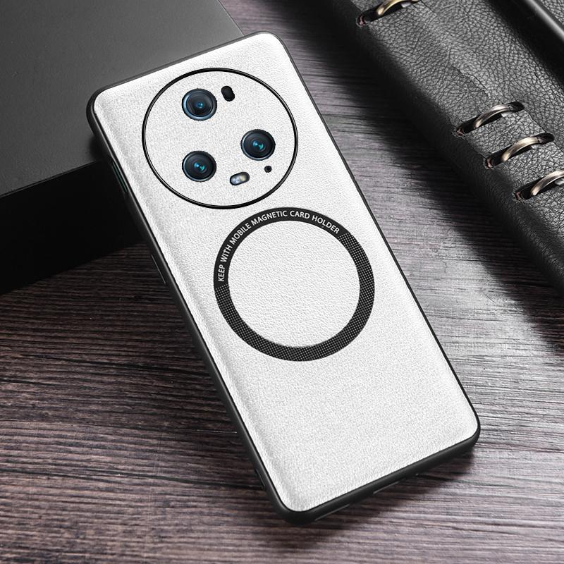 Husă din piele PU pentru Honor Magic 6 5 Lite Husă pentru Magsafe Husă magnetică de încărcare fără fir antișoc pentru Honor X9A X9B Couqe