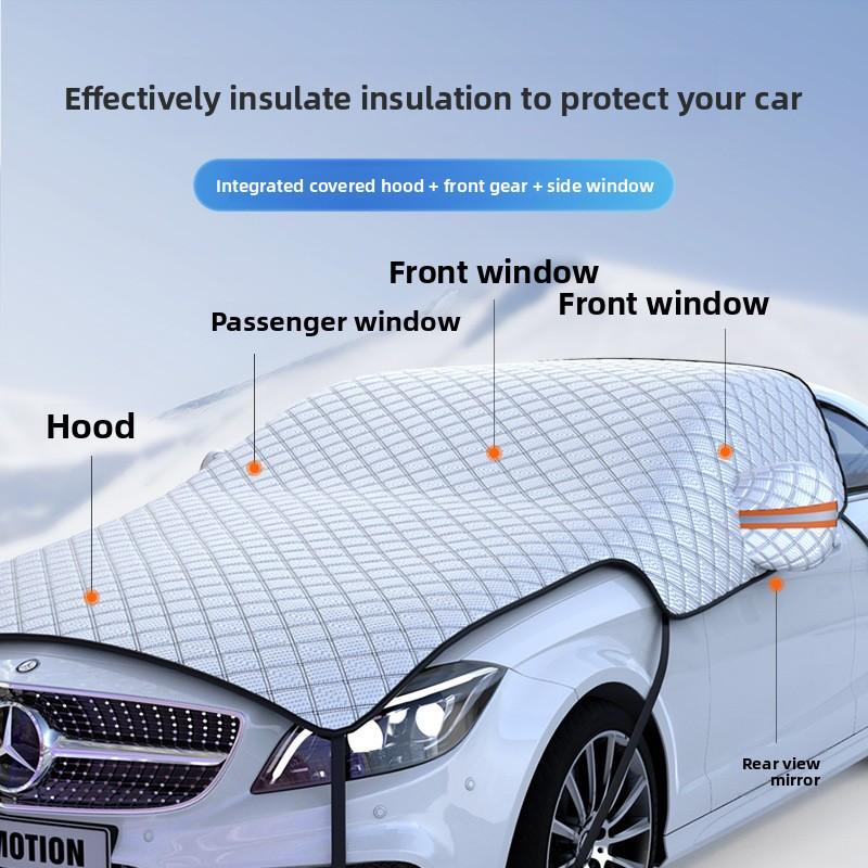 Front Windshield Sunshade Car Anti-exposure Heat Insulation Anti-snow Anti-icing Cover Front Parasol Window Car Clothing Cover