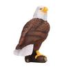 Weißkopfseeadler Statue Kopf Drehung Stil Reiche Details Stabil Langlebiges Harz Patriotische Adlerfigur für