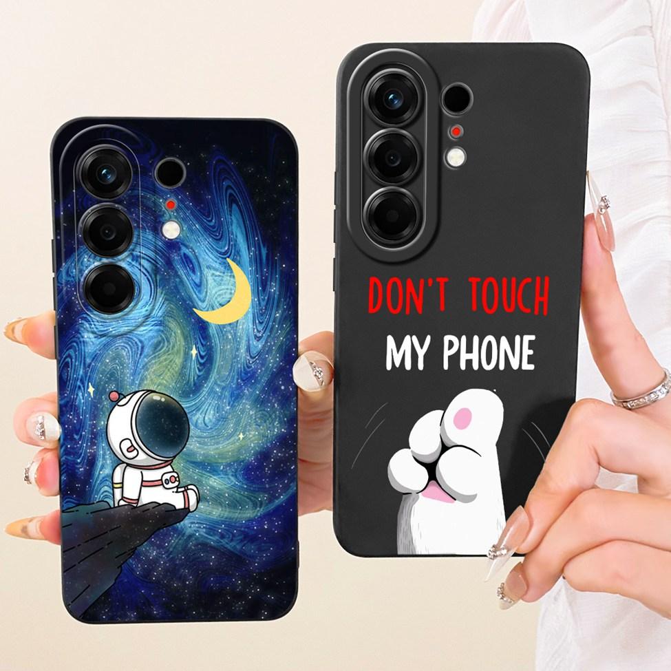Hülle Für Tecno Camon 50 4G Cover CN5 Luxus Mode Blumen Kawaii Niedlich Bemalt Stoßfest Silikonhülle Für Techno Camon 50 4G
