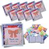 Small Gift Hot Eye Mask 2 Types Individually Wrapped You of Gift Megu Rhythm Gift Retirement Transfer Thank You Event Greetings Women (Thank (Set 10))