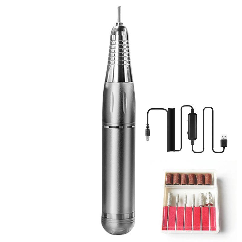 Tragbare USB-Nagelfräse 35000 U/Min mit Display & Nagelhautentferner