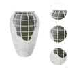 Decorative Iron Art Vase for Tabletop Use Functional Container Flowers