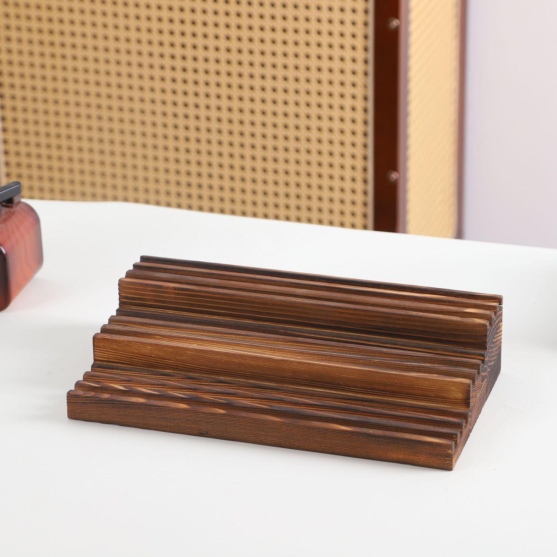 Деревянная трехъярусная подставка для медалей и монет