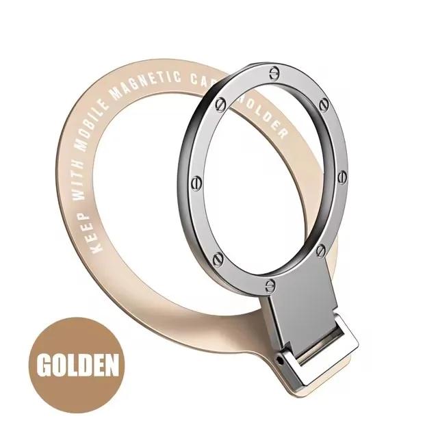 Für MagSafe Magnetischer Ringhalter Mehrwinkel Klebepaste Rack Unterstützung Magnet Fingerring Autohalterung Faltbarer Halter Griff Ständer