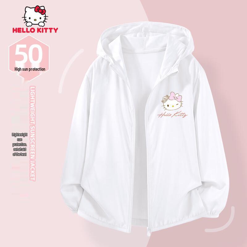 Hello Kitty Girls  2026 UV Protection Lightweight Sun Jacket 130