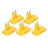 5Pcs  Socket Converter Cordless 180 Degree Extension 1 To 3  Adapter