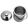 Kitchen Double Walled Wine Beer Bar Ice Bucket Ice Cube Container With Tongs And Lid Cooler