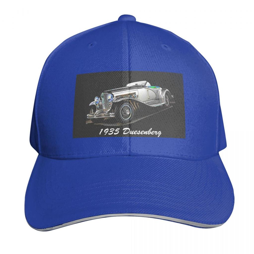 Duesenberg Roadster Car Baseball Cap Breathable Mesh Back Adjustable Buckle Closure Moisture Wicking Quick Dry