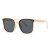 Metal Hinge Tac Polarized Gm Sunglasses Women'S High-End Feeling Driving Sun Protection Uv Protection Big Face Thin Moisture