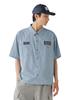 Beams Heart Men's GMS Mini Check Work Shirt, Blue, Size M, 42010069639