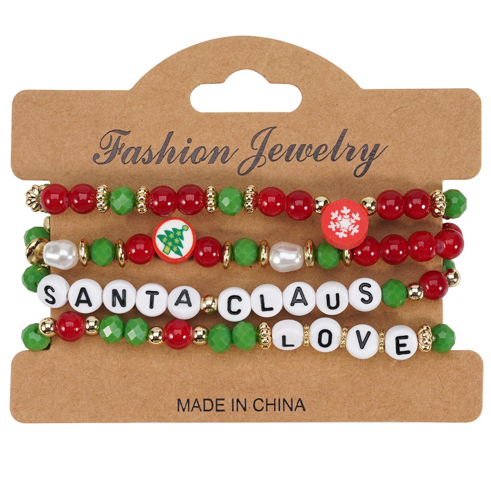 JYL TS Bracelet Bohemian Cute  Strawberry Beads Sparks Sweetness Style 6 ярко-розовый