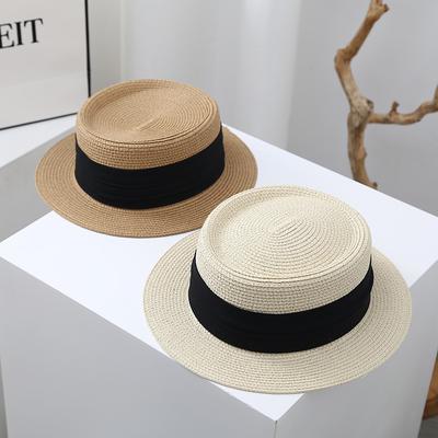 [Fashion Sunscreen] Internet Celebrity Sun Hat Children Summer Small Fresh Sun Hat Holiday Beach French Short