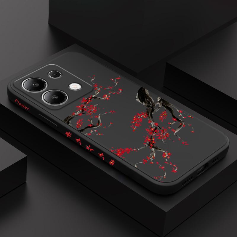 Cold Plum Snow Phone Case For Xiaomi Redmi Note 15 Pro Plus 4G 5G Silicone Cover
