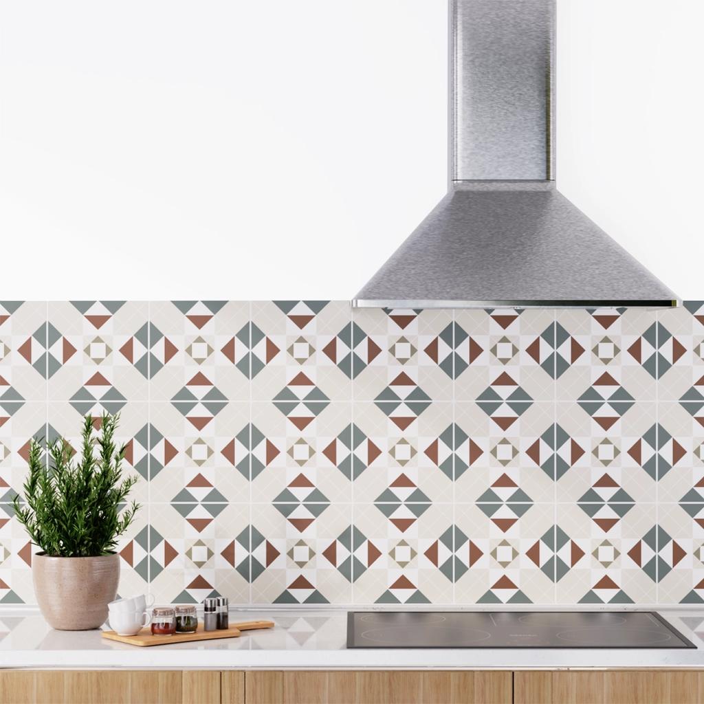Decorative Porcelain Stoneware Tile Patchwork Victorian Ada 20X20 Cm Gat. AND