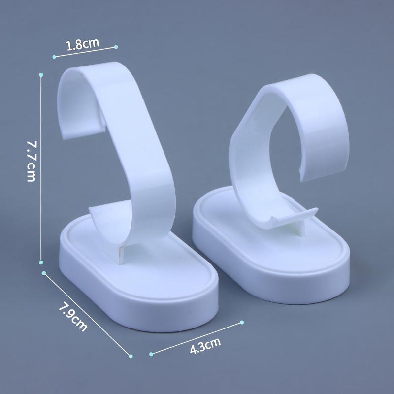 2/4Pcs Watch Bracelet Display Props Black/White Watch Display Rack C-Ring Bracket Counter Display Rack