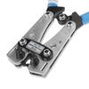 6   50 mm HX 50B Plug Terminal Crimping Tool Cable Wire Lug Hex Terminal Crimper(Blue)