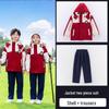Children's Windbreaker Uniform: 3-Piece Set for Primary School - Detachable for Spring, Autumn, and Winter Wear.