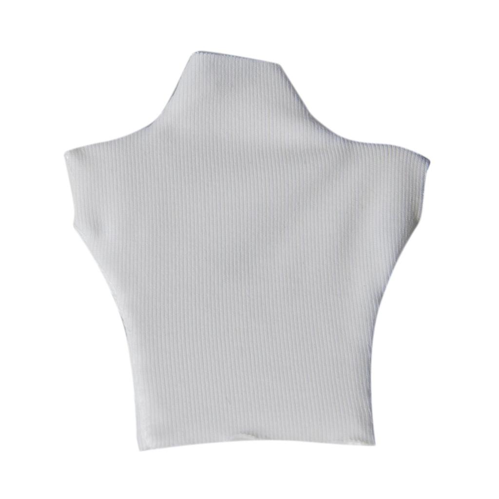 1:12 Action Figure Clothes, Women Vest Tank Top, Fabric, Mini Doll Costume Accessories, Miniature Clothing for 6 inch Female