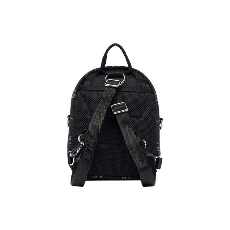 MLB Monogram New York Yankees Polyester Backpack Mini Unisex Black 7ABKM012N-50BKS